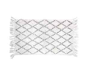 Douceur d'Intérieur Bath mat, Cotton, White, 50 x 80 CM