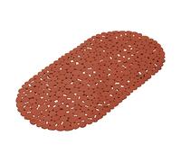 douceur d'intérieur, Bathtub Bottom 36 x 69 cm Terracotta, Plain PVC, Vitamin