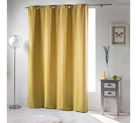 Douceur d'Intérieur, Blackout Curtain with Eyelets 135 x 280 cm Honey