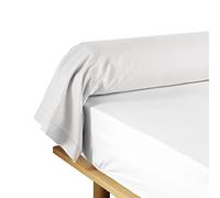 douceur d'intérieur, Bolster Pillow Case 85 x 185 cm Lina White 100% Cotton