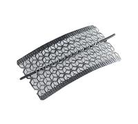 Douceur d'Intérieur Brooch Tieback 10 x 17.5 cm Metal Patina Black/Silver