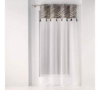 Douceur d'Intérieur Chestnut Curtain Top: 48% Polyester 43% Cotton 9% Different Fibres Printed 140 x 240 cm