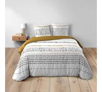 Douceur d'Intérieur, Chicago 3-Piece Bedding Set (240 x 220 cm) 100% Cotton