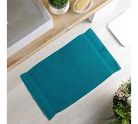 Douceur d'Intérieur Colors Bath Mat, 100% Cotton, Emerald, 50 x 85 cm
