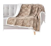 Douceur d'Intérieur Cuddly Blanket, Brown, 17 personnes (Standard)