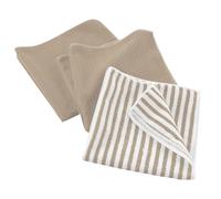 Douceur d'Intérieur, Cuistot Linen Microfibre Tea Towels (40 x 40 cm) Set of 3