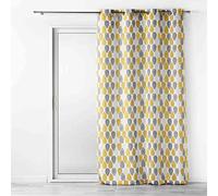 Douceur d'Intérieur Curtain 140 x 260 cm Yellow/White