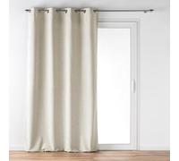 Douceur d'Intérieur Curtain, Polyester, White, 140 x 260 cm