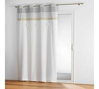 Douceur d'Intérieur Curtain with Eyelets 140 x 240 cm Cotton with Iliade Pom Tops