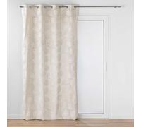 Douceur d'Intérieur, Curtain with Eyelets 140 x 240 cm Evasion Printed Polycotton Metallic