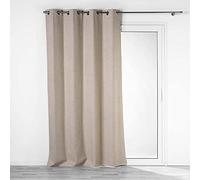 Douceur d'Intérieur, Curtain with Eyelets 140 x 260 cm Twilight Linen 100% Blackout Chambray