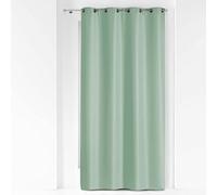 Douceur d'Intérieur, Curtain with eyelets (140 x 280 cm) Essentiel Sage, Polyester