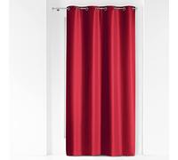 Douceur d'Intérieur Curtains, Polyester, Red, 140L X 260H cm (1 Panneaux)