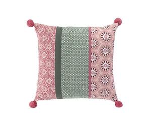 Douceur d'Intérieur Cushion Cover, Cotton, Pink, 40 x 40 cm