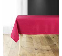 Douceur d'Intérieur, Debbie Red Jacquard Rectangular Tablecloth 140 x 240 cm