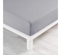 Douceur d'Intérieur Double Fitted Sheet 160 x 200 cm Jersey Pebble