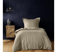 Douceur d'Intérieur, Duvet Cover (140 x 200 cm) Lina Sand, 100% Cotton