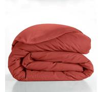 Douceur d'Intérieur, Duvet Cover (240 x 220 cm) Lina Terracotta, 100% Cotton