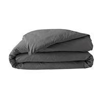 douceur d'intérieur, Duvet Cover (240 x 220 cm) Percale Steel 100% Cotton Percale