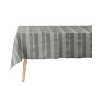 Douceur d'Intérieur Eldora Rectangular Tablecloth, Grey/Silver, 140 x 240 cm