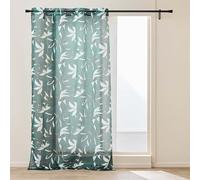 Douceur d'Intérieur, ELSA Eyelet Curtain 140 x 280 cm Sandblasted Metallic Printed