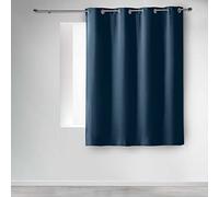 Douceur d'Intérieur Eyelet Curtain 135 x 180 cm Blue