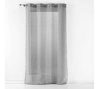 DOUCEUR D'INTERIEUR Eyelet Curtain 140 x 240 cm Grey