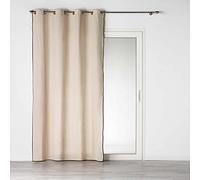 Douceur d'Intérieur, Eyelet Curtain 140 x 240 cm Polycotton Plain Capria