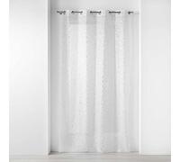 Douceur d'Intérieur, Eyelet Curtain 140 x 240 cm Sandblasted Metal Mesh Printed
