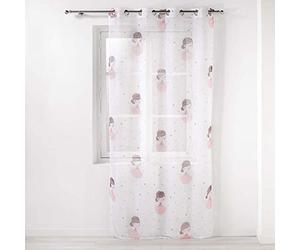 Douceur d'Intérieur Eyelet Curtain 140 x 240 cm White