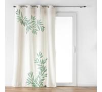 Douceur d'Intérieur, Eyelet Curtain (140 x 260 cm) Nymphea, Cotton/Polyester Printed