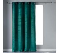 Douceur d'Intérieur Eyelet Curtains Blue 140 x 240 cm