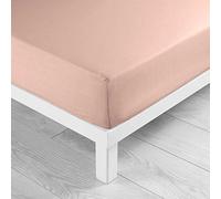 douceur d'intérieur, Fitted Sheet (180 x 200 cm) Lina Rose, 100% Cotton