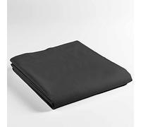 douceur d'intérieur, Flat Sheet (180 x 290 cm) Lina Black, 100% Cotton