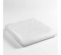 douceur d'intérieur, Flat Sheet (180 x 290 cm) Lina White, 100% Cotton