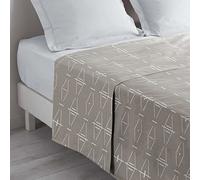 douceur d'intérieur, Flat Sheet (240 x 300 cm) Aristide Naturel, 100% Cotton