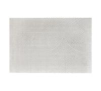 Douceur d'Intérieur Geode Rectangular Rug (140 x 200 cm) Natural Viscose Relief