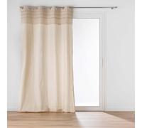 Douceur d'Intérieur, Hilary Eyelet Curtain 140 x 240 cm Cotton/Polyester with Top