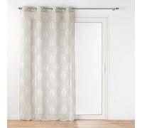 Douceur d'Intérieur Interior Softness, Curtain with Eyelets (140 x 240 cm) Indila Lin, Linen Effect Printed Fabric