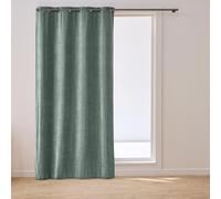 Douceur d'Intérieur, Isak Velvet Curtain with Eyelets 140 x 260 cm Cedar