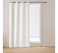 Douceur d'Intérieur, Isak Velvet Curtain with Eyelets 140 x 260 cm Natural