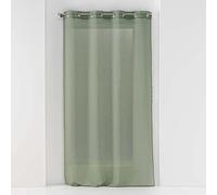 Douceur d'Intérieur, Khaki Sandblasted Eyelet Curtain 140 x 180 cm