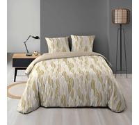 Douceur d'Intérieur, Kim, 3-Piece Microfibre Printed Bedding Set (240 x 220 cm)