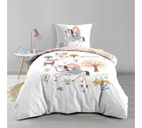 Douceur d'Intérieur, Lilibelle 2-Piece Bedding Set (140 x 200 cm) Pink, 100% Cotton