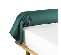 douceur d'intérieur, Lina Bolster Pillow Case (85 x 185 cm) 100% Cotton Emerald