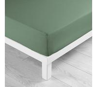 Douceur d'Intérieur, Lina Cedar Fitted Sheet (63 x 200 cm) 100% Cotton