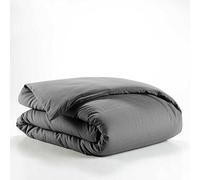 douceur d'intérieur, Lina Charcoal Grey Duvet Cover (140 x 200 cm) 100% Cotton