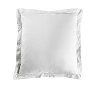 douceur d'intérieur, Lina Pillowcase (63 x 63 cm) White 100% Cotton