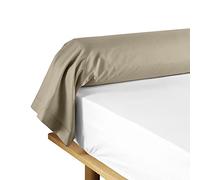 douceur d'intérieur, Lina Sable Bolster Pillowcase (85 x 185 cm) 100% Cotton