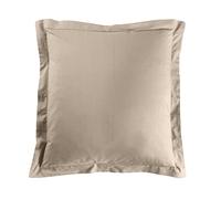 douceur d'intérieur, Lina Sand Pillowcase (63 x 63 cm) 100% Cotton